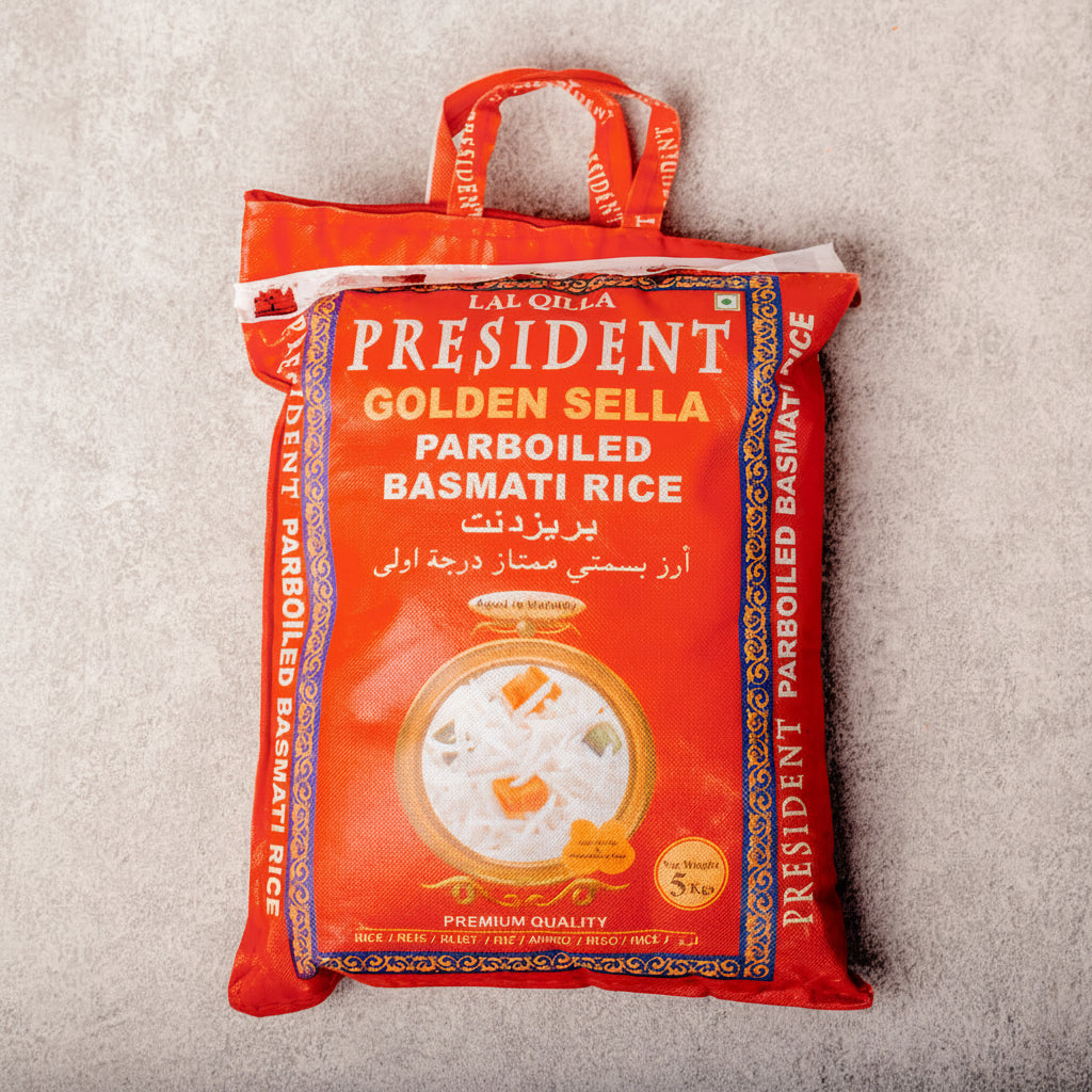 Golden sells perboiled basmati 5kg