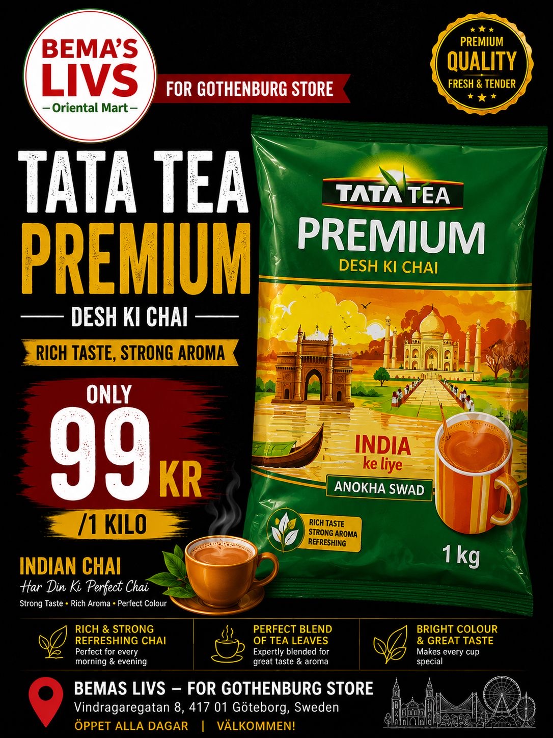 Tata premium tea 1 kg