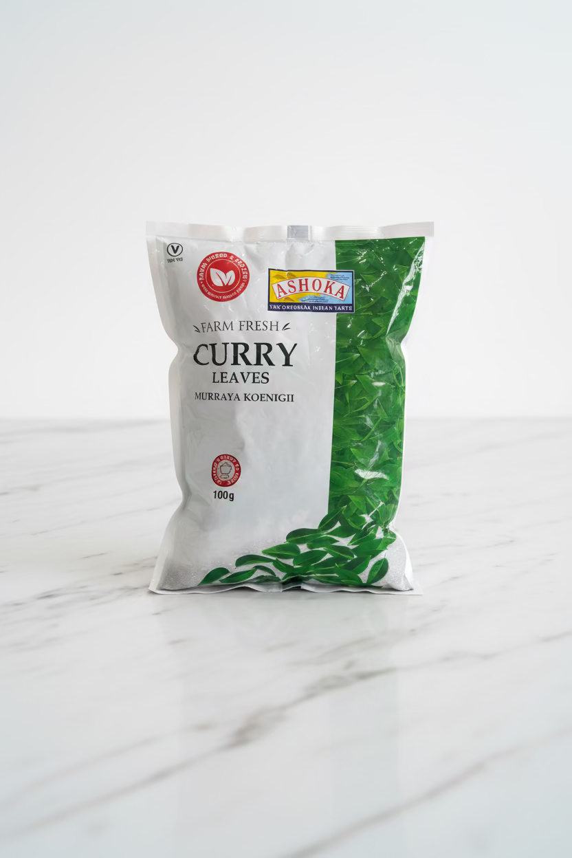Frozen curry leaves