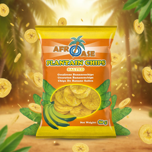 Plantain chips salted