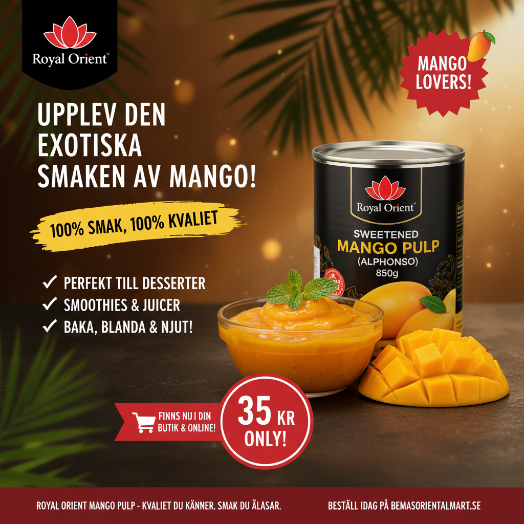 Mango pulp royal orient 850g
