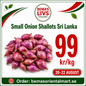 Small onion shallot 1kg