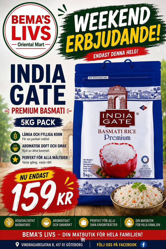 India gate premium basmati 5kg