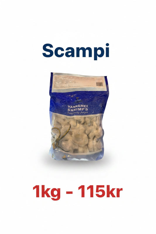 Scampi 26/30 1 kg without skin