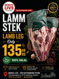 Lamb leg / lamm stek 2.5kg +++