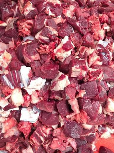 Halal beef with bones/ nöt kött med ben 10kg