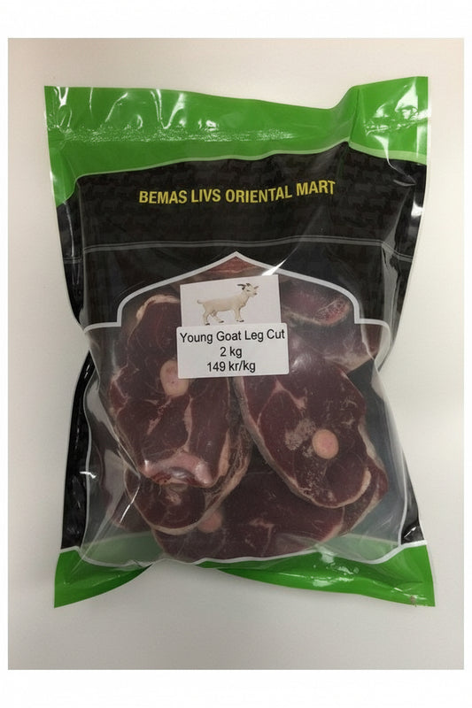 Young goat back leg cut 2 kg pack