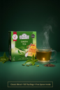 Ahmed green tea bag