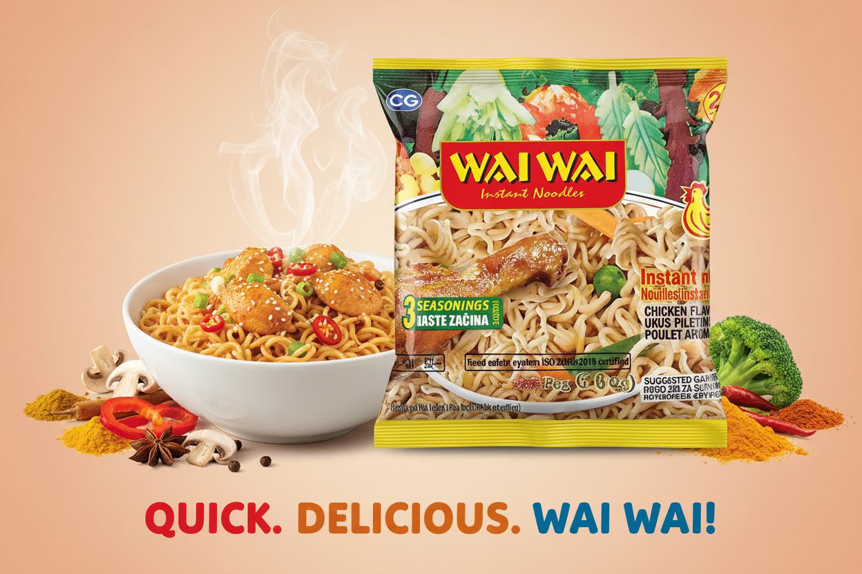 Wai wai chicken  noodles