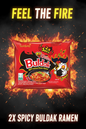 Buldak 2x spicy ramen 5 pack