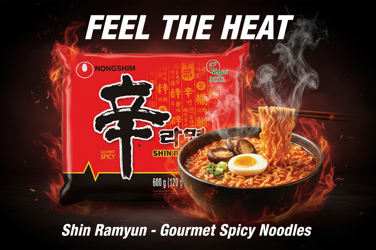 Nongshim shin ramyun noodles 5 pack