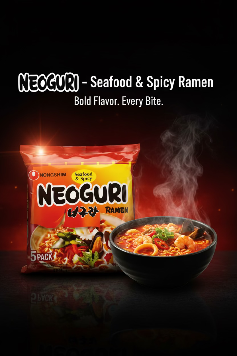 Nongshim Neoguri 5 pack noodles
