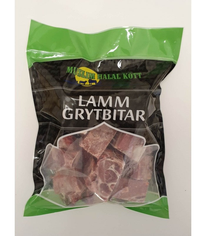 Lammgrytbitar Muslim 2kg Fryst
