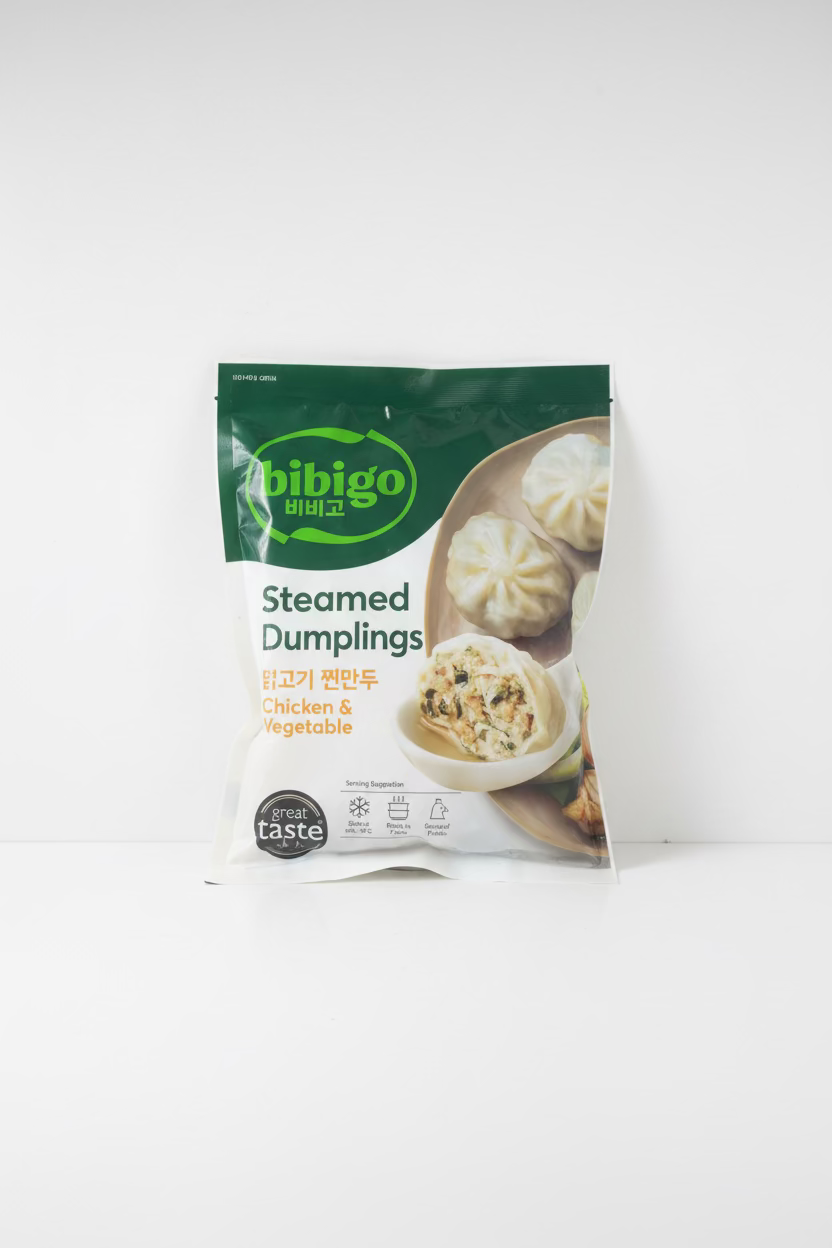 Bibigo steamed dumplings chicken&veg