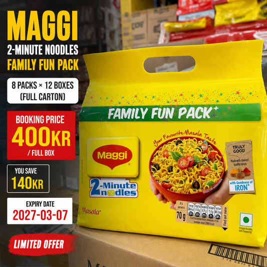 Maggi family size 8 pack *12 pcs box