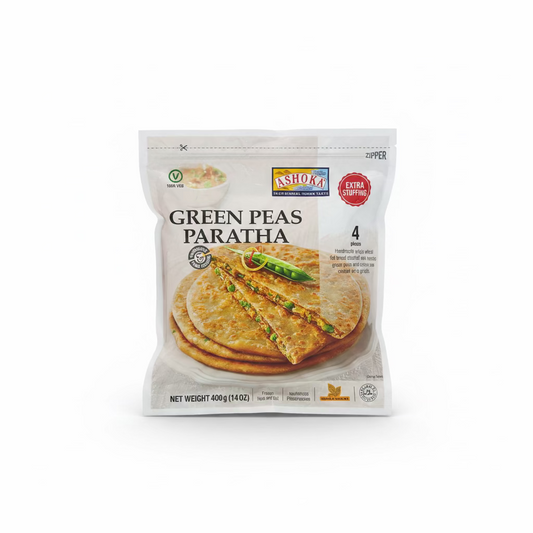 Green peas paratha 4 pcs